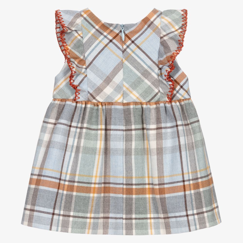Pureté Du... Bébé-Girls Blue Check Dress | Childrensalon Outlet