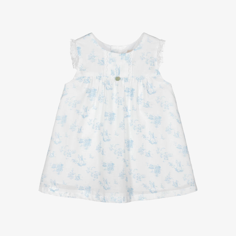 Pureté Du... Bébé-فستان أزرق أنيق للبنات | Childrensalon Outlet