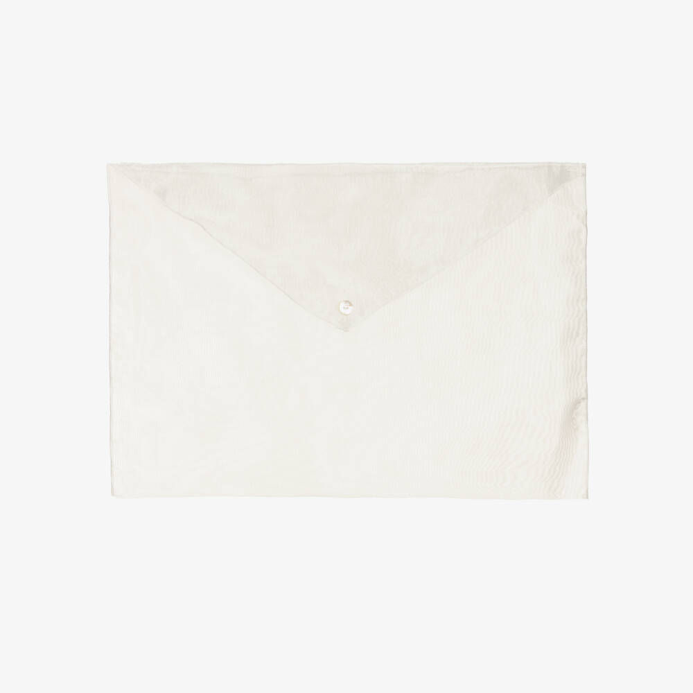 Pureté Du... Bébé-Girls Elegant Ivory Embroidered Blanket | Childrensalon Outlet