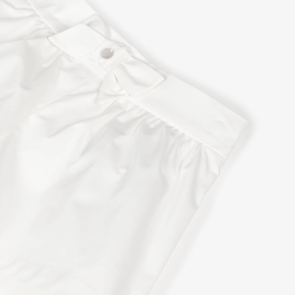 Pureté Du... Bébé-Girls Ivory Breezy Cotton Shorts | Childrensalon Outlet