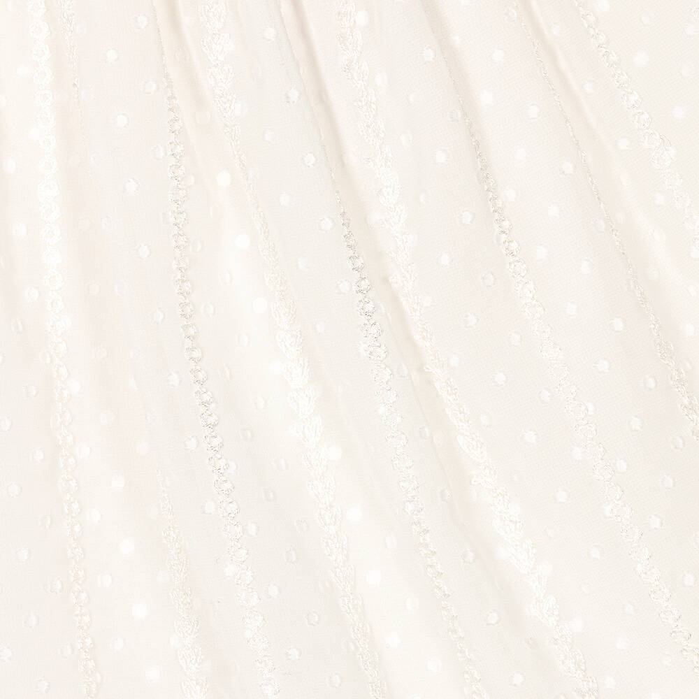 Pureté Du... Bébé-Girls Ivory Embroidered Chiffon Dress | Childrensalon Outlet