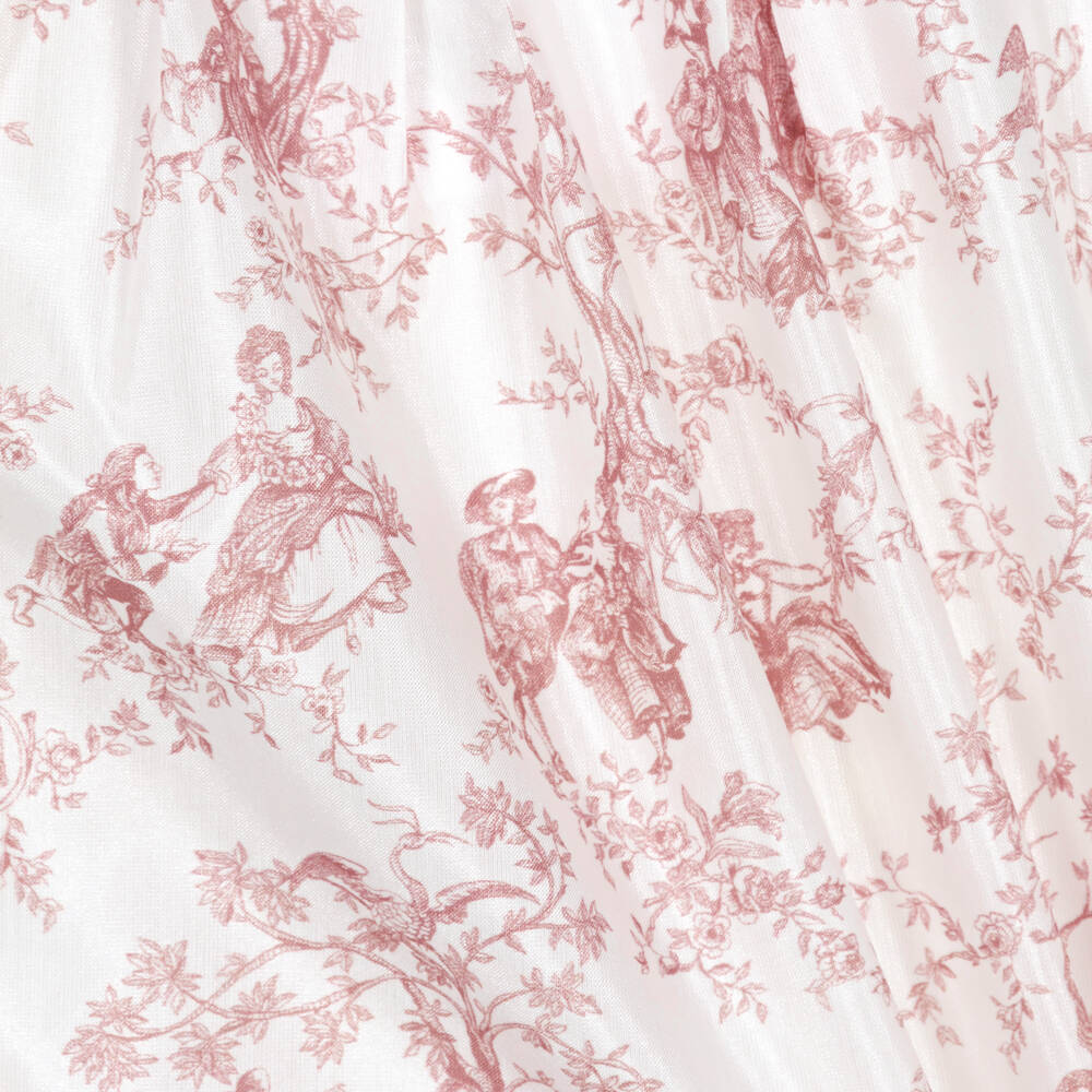 Pureté Du... Bébé-Girls Pink Toile De Jouy Dress | Childrensalon Outlet