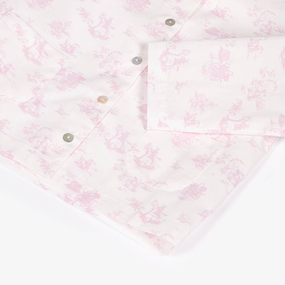 Pureté Du... Bébé-Набор из хлопка с розовым узором Toile для девочек | Childrensalon Outlet