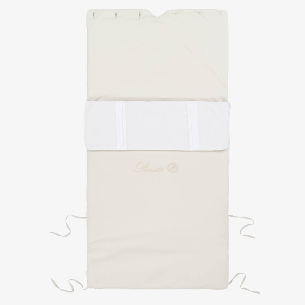 Pureté Du... Bébé-Girls Plush Beige Baby Cocoon | Childrensalon Outlet
