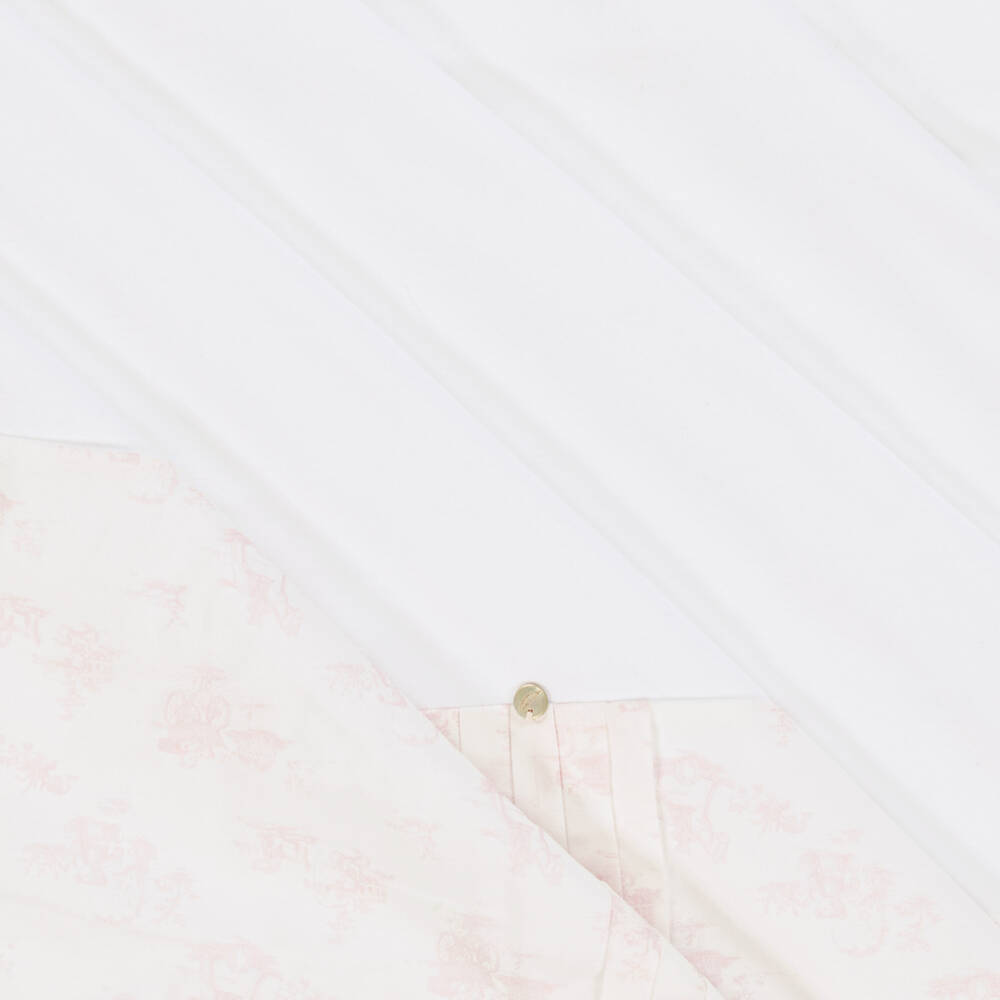 Pureté Du... Bébé-Girls' Soft Cotton Toile Blanket | Childrensalon Outlet