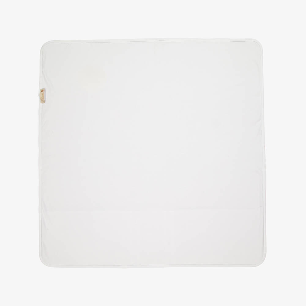 Pureté Du... Bébé-Girls Soft White Floral Shawl | Childrensalon Outlet