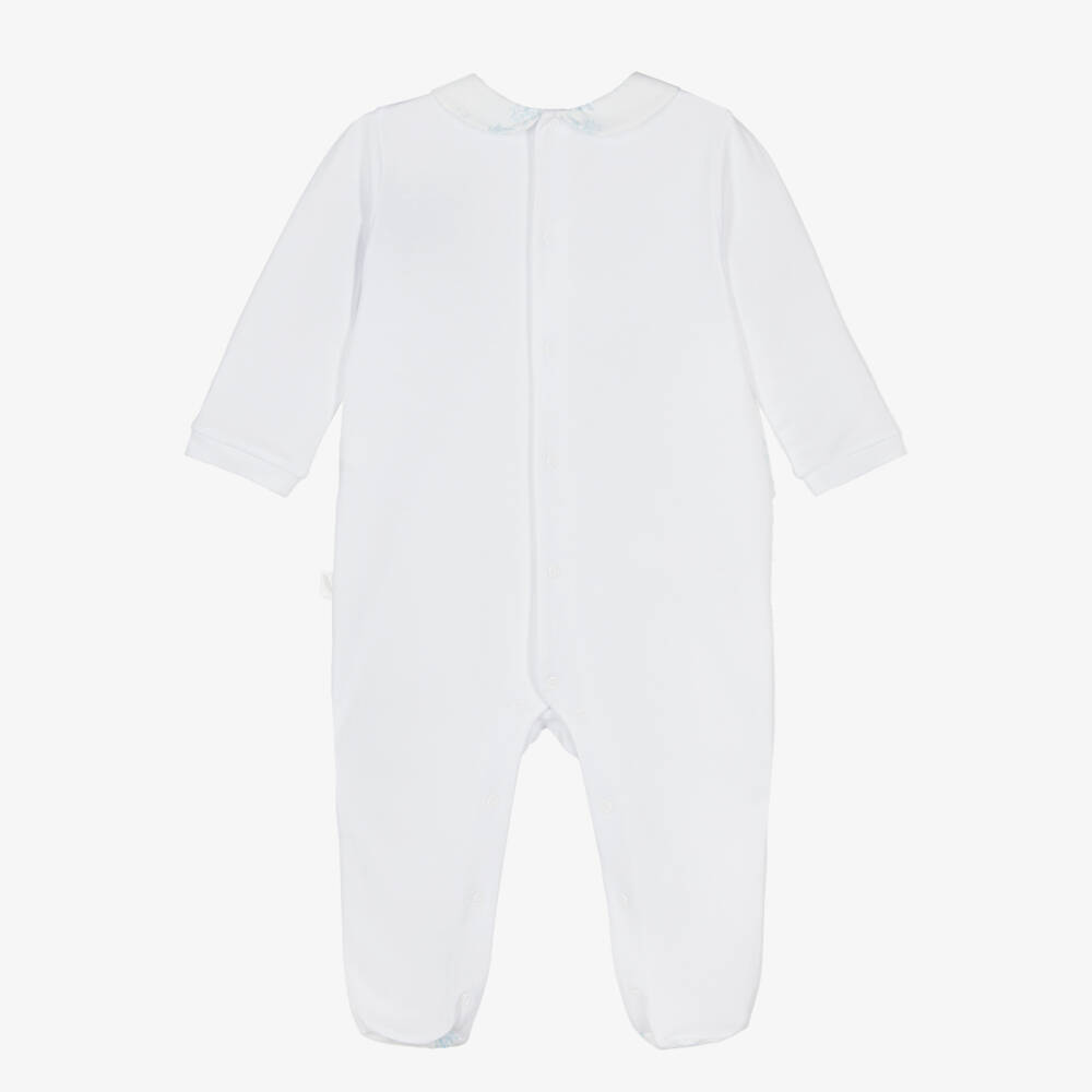 Pureté Du... Bébé-Girls Toile de Jouy Cotton Romper | Childrensalon Outlet