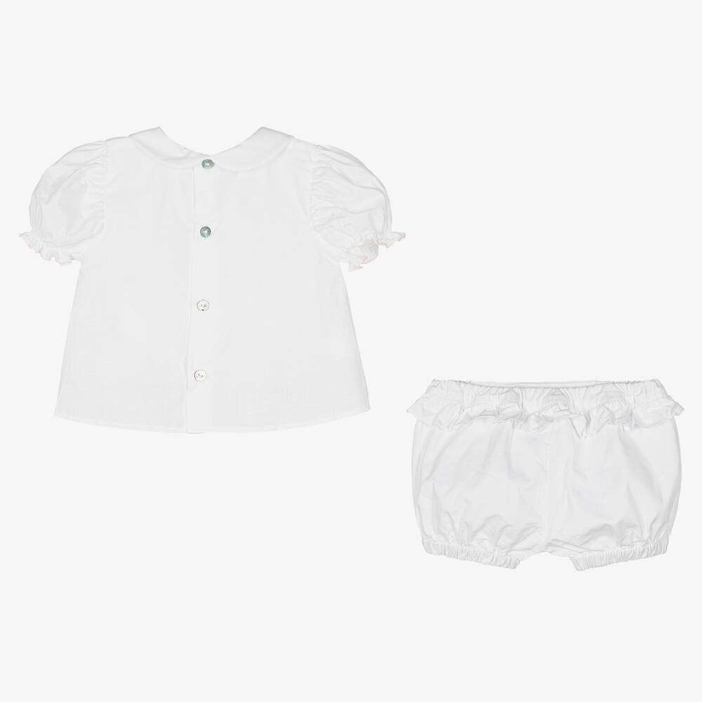 Pureté Du... Bébé-Белый топ и шорты из хлопка | Childrensalon Outlet