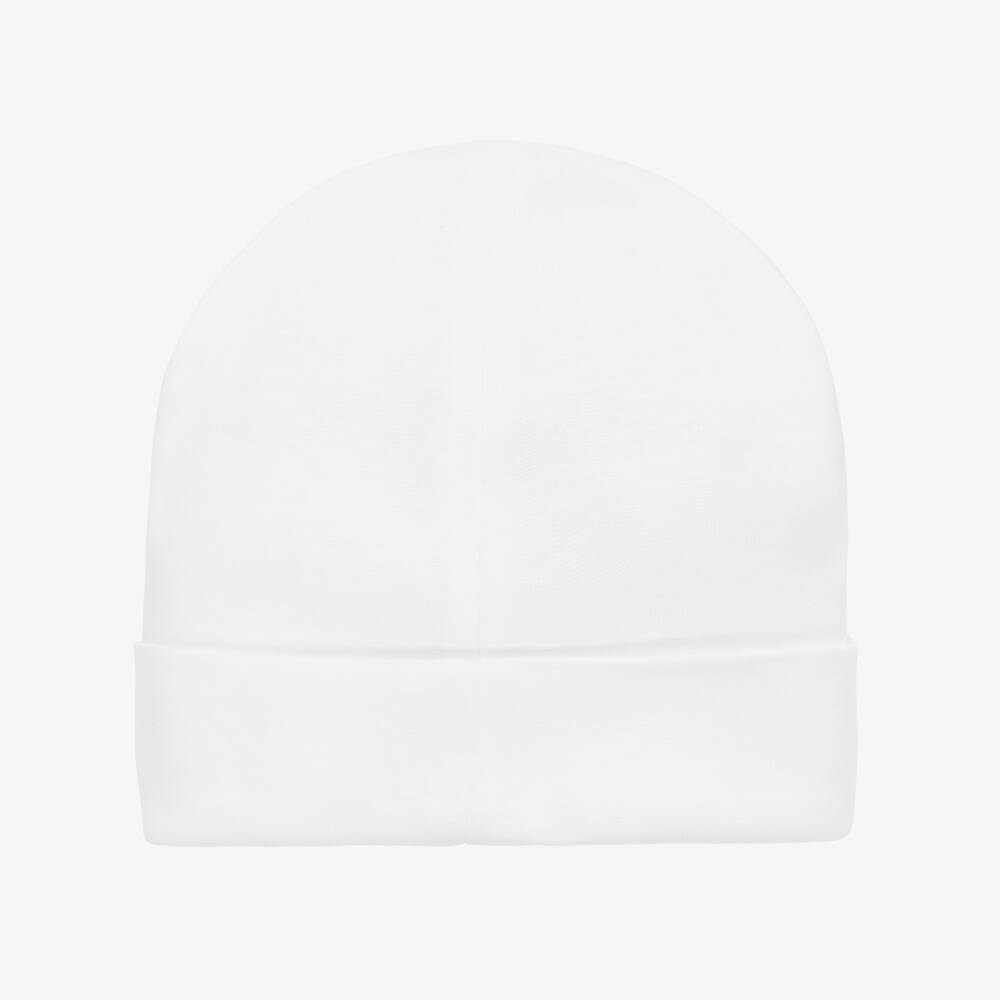 Pureté Du... Bébé-White Cotton Baby Layette Hat | Childrensalon Outlet