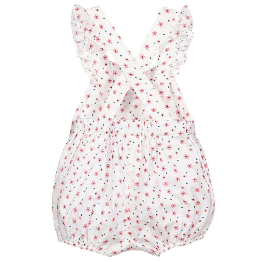 بيوريتي دو بيبي-White Floral Baby Shortie | Childrensalon Outlet