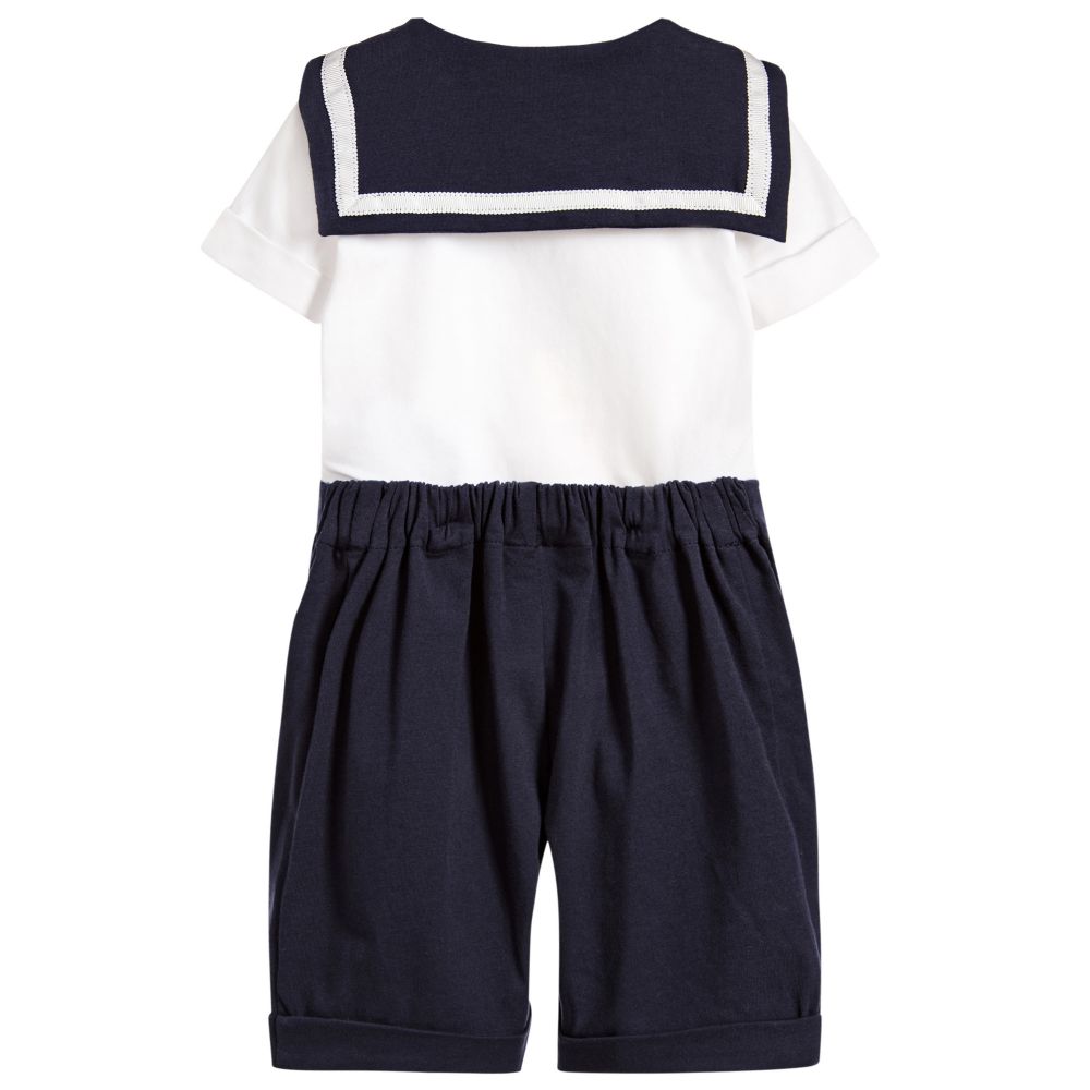 Rachel Riley-طقم قطن ستايل بحري للمواليد | Childrensalon Outlet