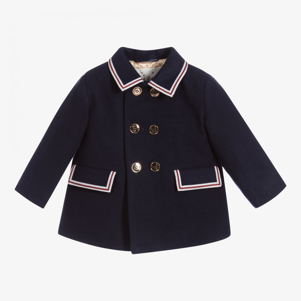 Rachel Riley - Manteau bleu marine Bébé garçon  | Childrensalon