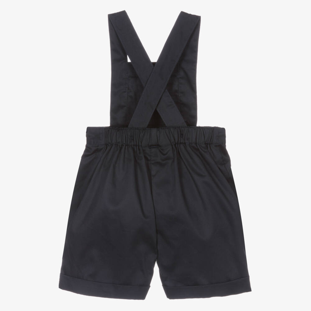 Rachel Riley-سالوبيت قطن أزرق داكن للأولاد بنقشة القارب الشراعي | Childrensalon Outlet