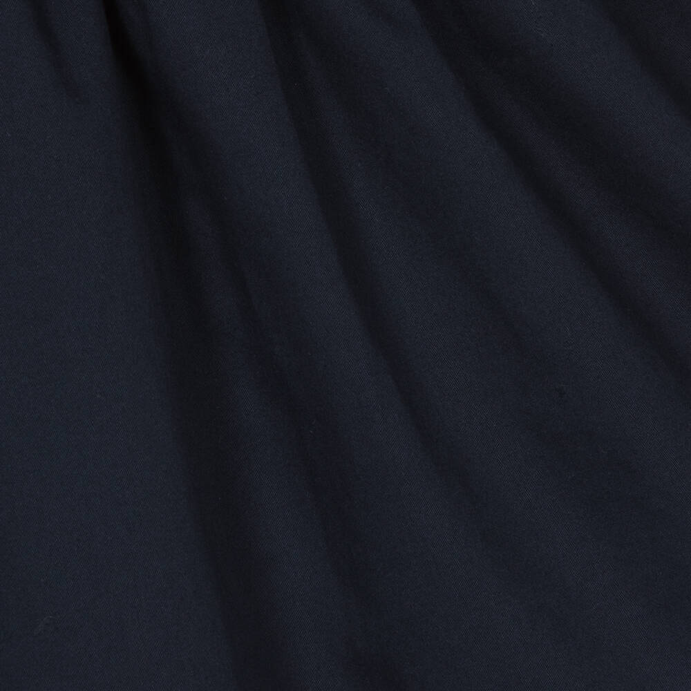 Rachel Riley-Baby Girls Blue Cotton Hand-Smocked Dress | Childrensalon Outlet