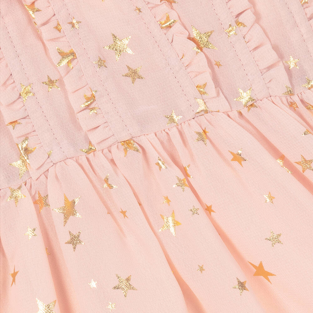 Rachel Riley-Baby Girls Pink Chiffon Dress | Childrensalon Outlet