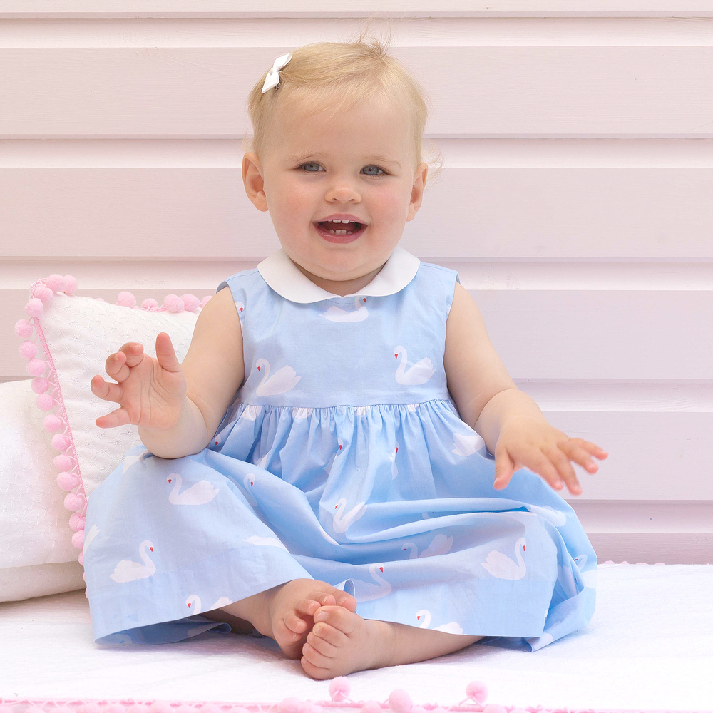 Infant cotton dress sales