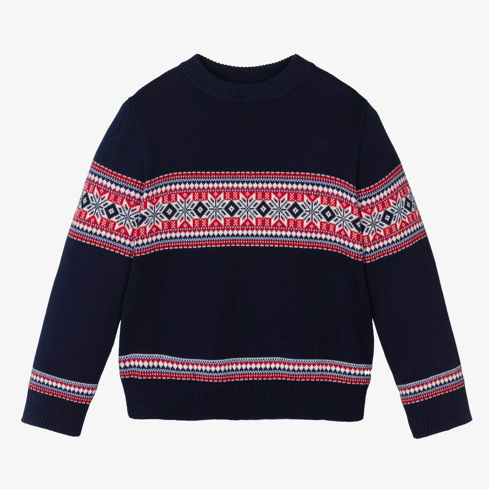 Rachel Riley - Navyblauer Strickpullover | Childrensalon