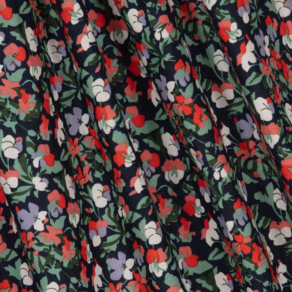 Rachel Riley-Girls Blue Hand-Smocked Cotton Dress | Childrensalon Outlet