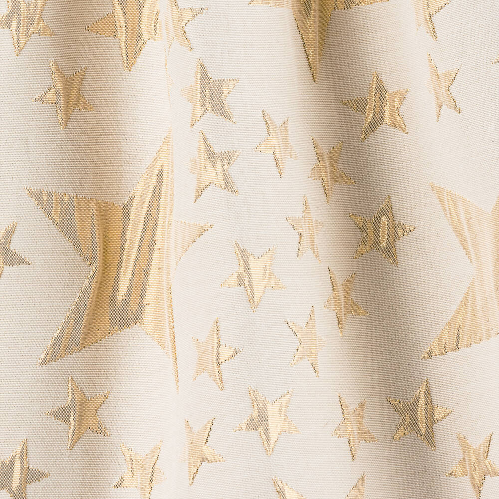 Rachel Riley-Girls Gold Star Jacquard Dress | Childrensalon Outlet