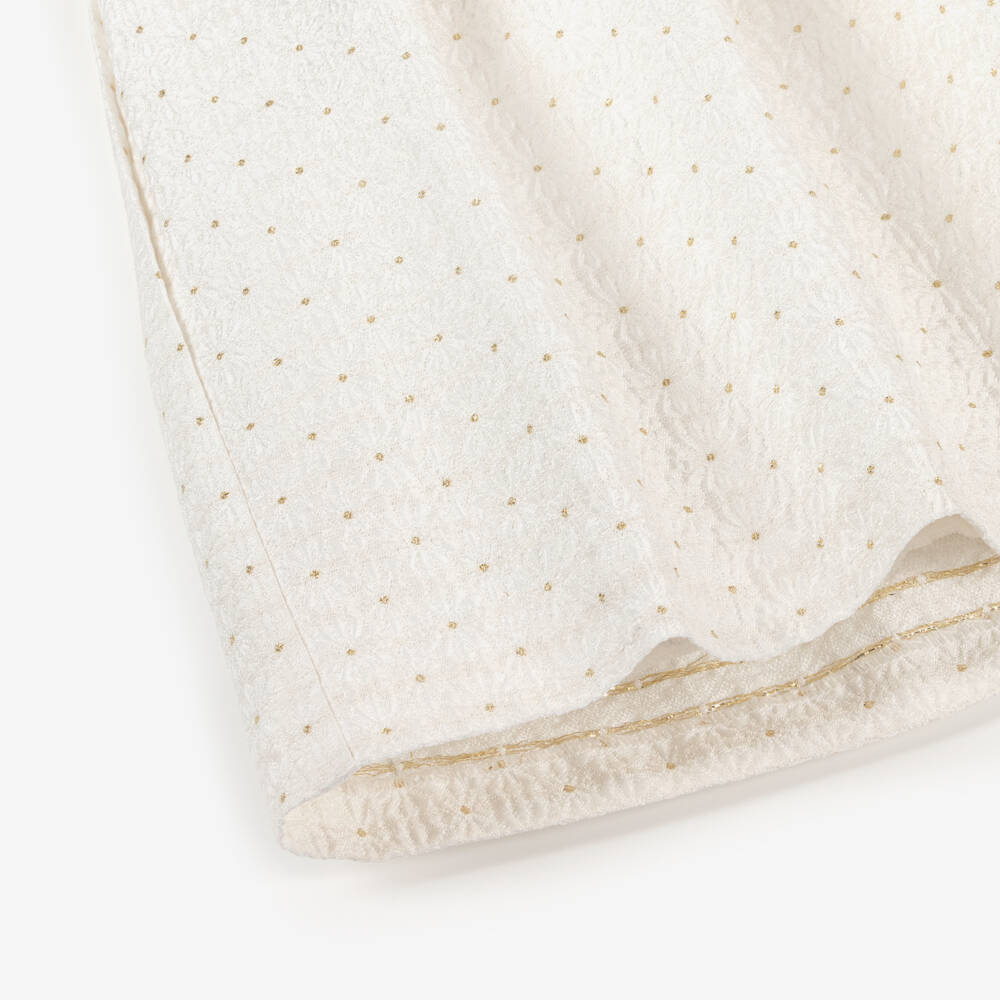 Rachel Riley-فستان عاجي بنقشة الأزهار للبنات | Childrensalon Outlet