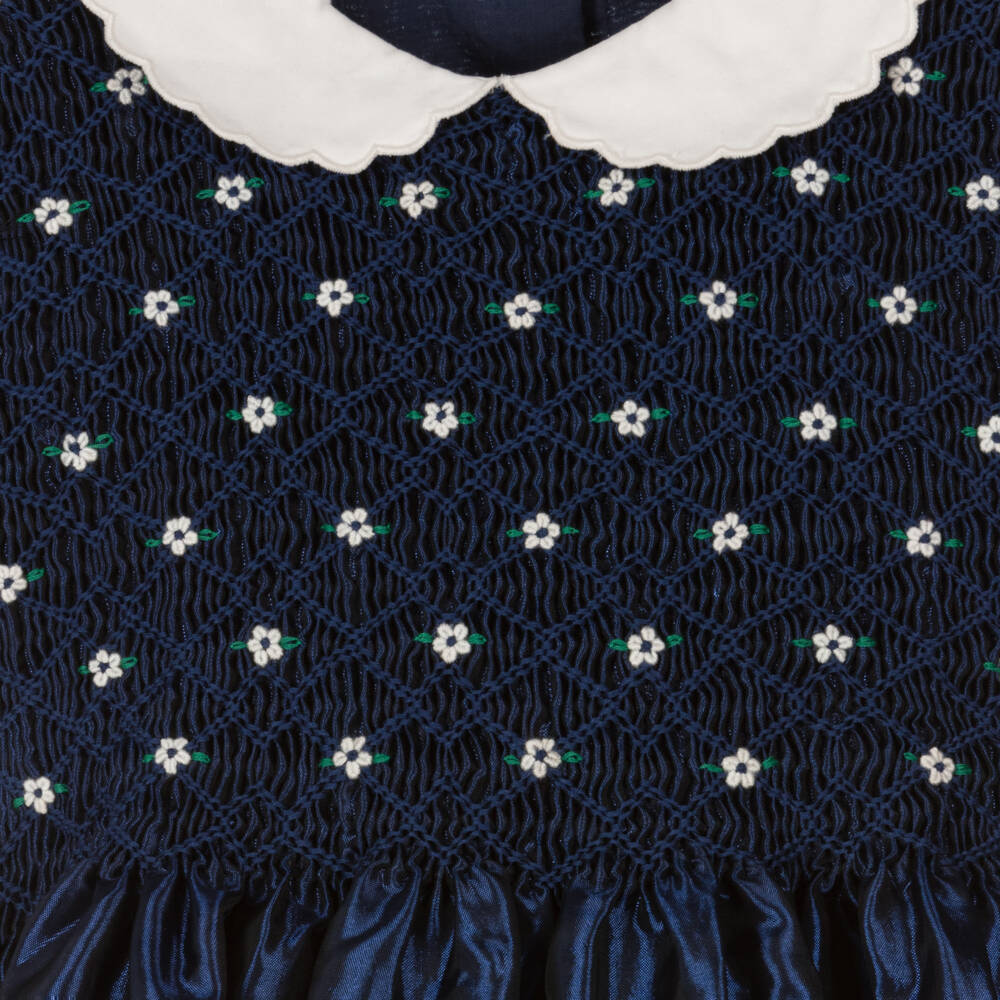 Rachel Riley-Платье из атласа с вышивкой для девочек | Childrensalon Outlet