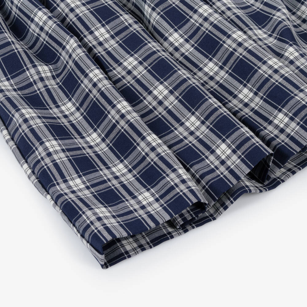 Rachel Riley-Girls Navy Check Dress Ensemble | Childrensalon Outlet