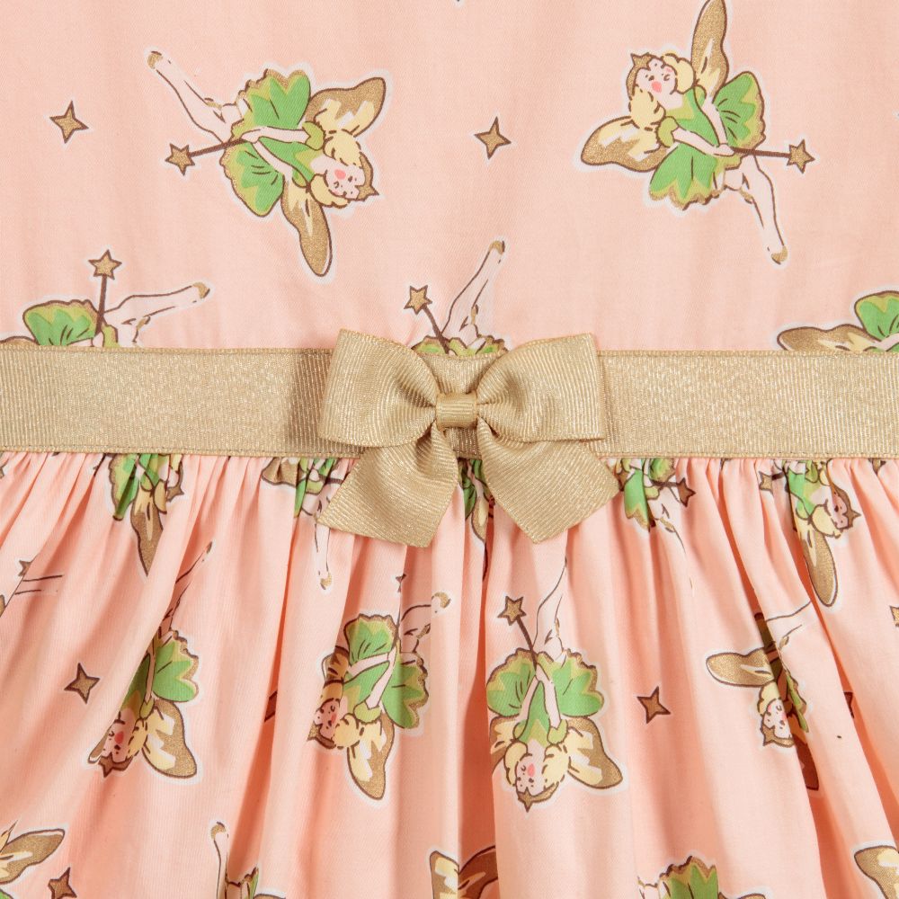Rachel Riley-Girls Pink Cotton Dress | Childrensalon Outlet