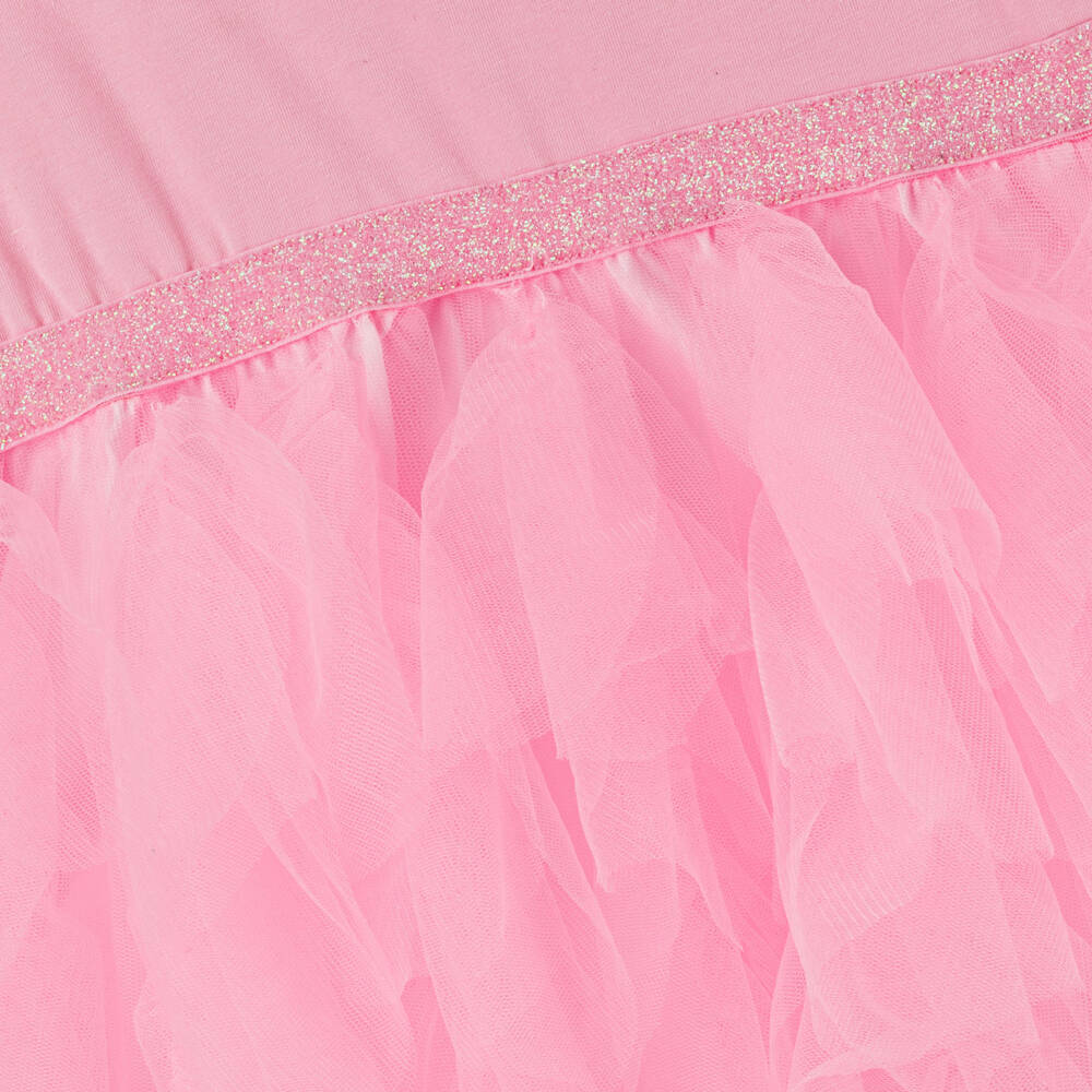 Rachel Riley-Girls Pink Tulle Party Dress | Childrensalon Outlet
