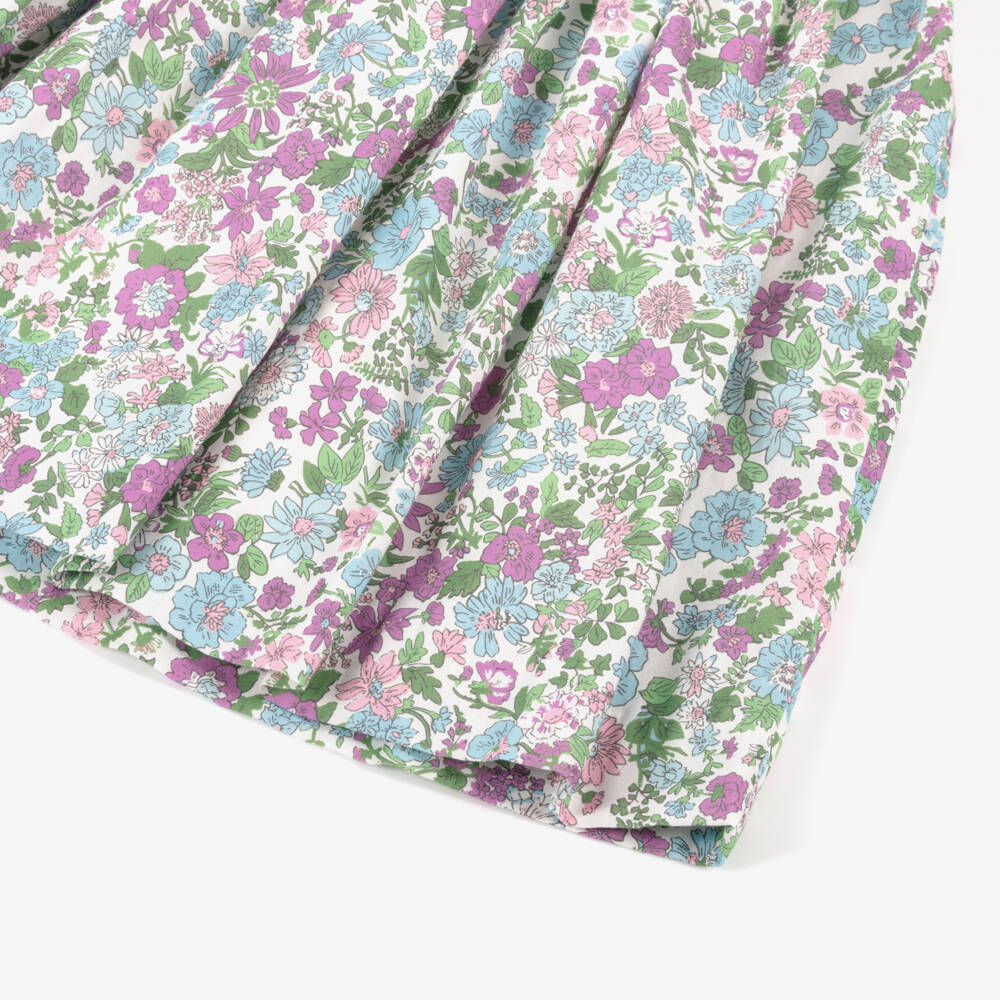 Rachel Riley-Цветочное наслаждение пурпурного и синего для девочек | Childrensalon Outlet