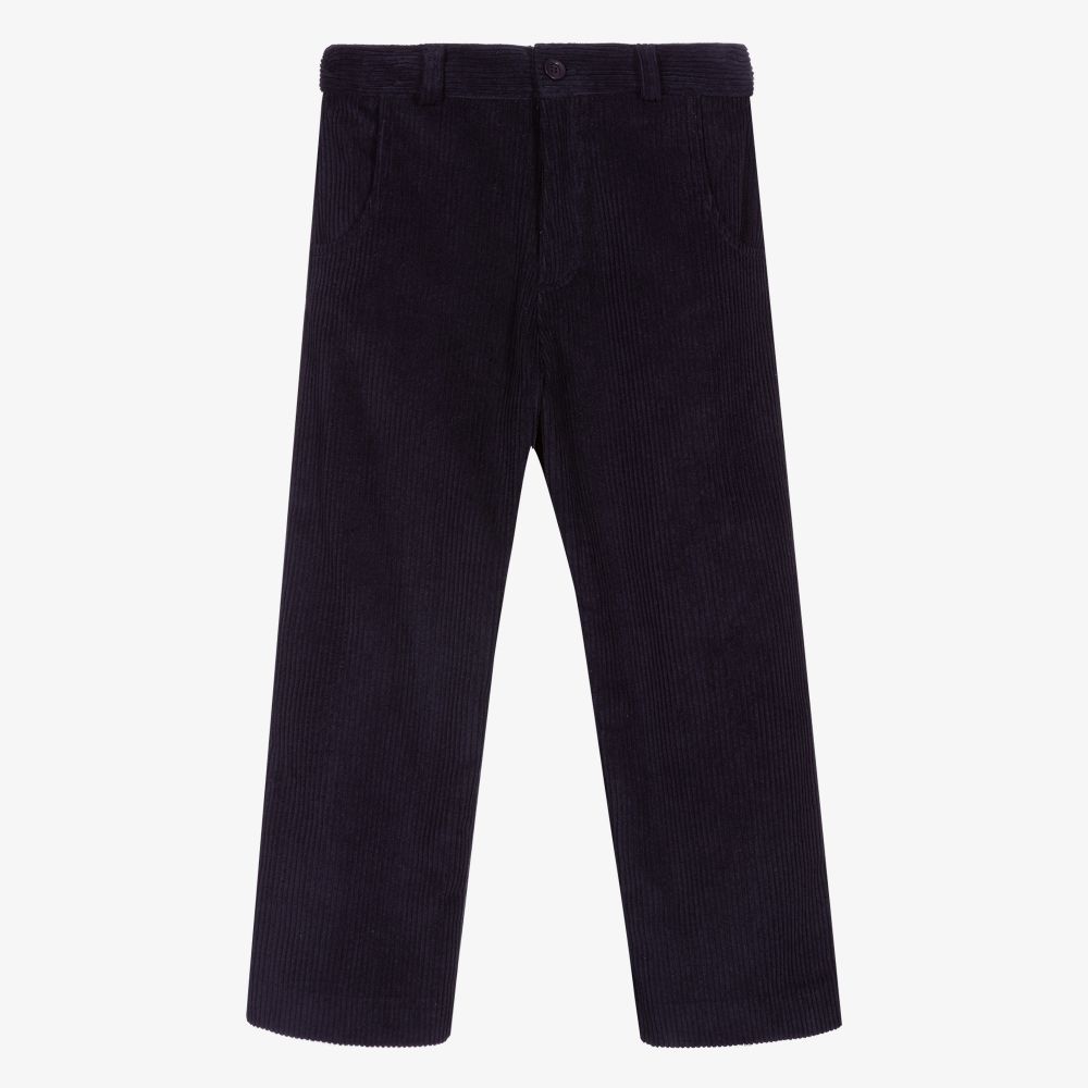 Rachel Riley - Pantalon bleu marine velours | Childrensalon