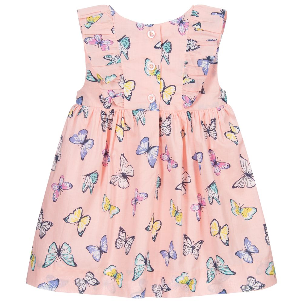 Rachel Riley-Pink Butterfly Dress Set | Childrensalon Outlet