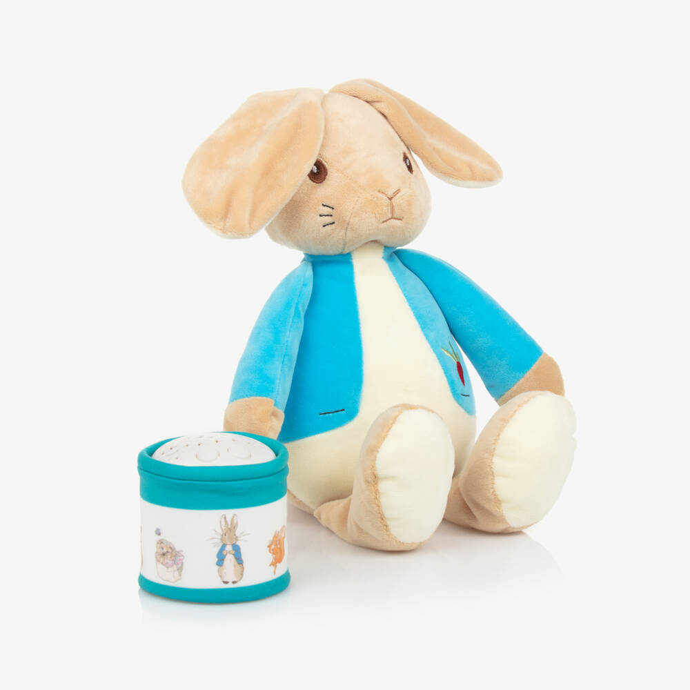 Rainbow Designs-Boy's Blue Plush Sleep Companion | Childrensalon Outlet