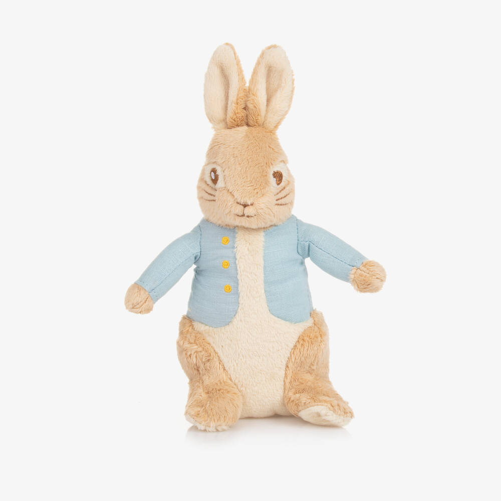 Rainbow Designs-Boys Beige Cuddly Rabbit Plush | Childrensalon Outlet
