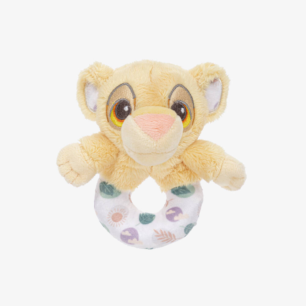 Rainbow Designs-Boys Charming Yellow Lion Rattle | Childrensalon Outlet