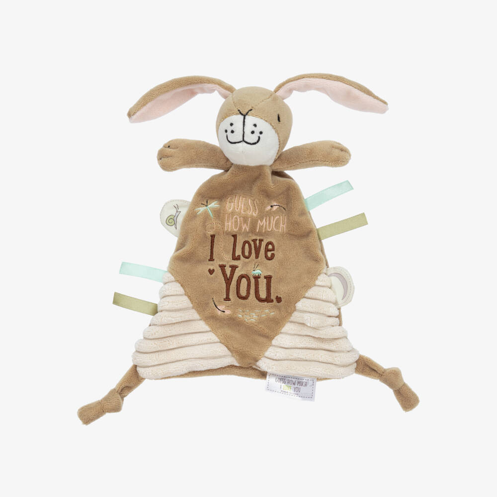 Rainbow Designs-Girls Beige Hare Comforter Blanket | Childrensalon Outlet