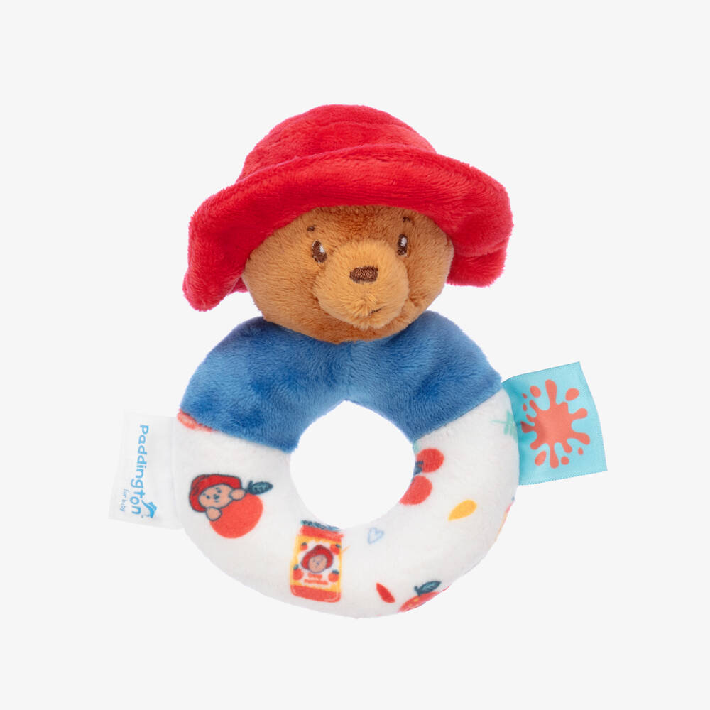 Rainbow Designs-Paddington Bear Rattle (14cm) | Childrensalon Outlet
