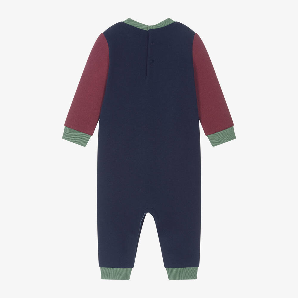 Ralph Lauren-Baby Boys Blue Cotton Romper | Childrensalon Outlet