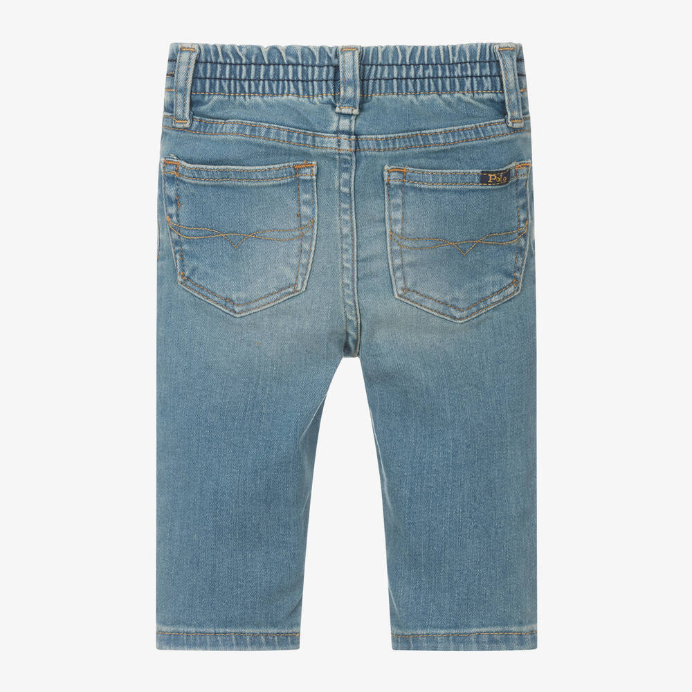 Ralph Lauren Baby Boys Blue Slim Denim Jeans