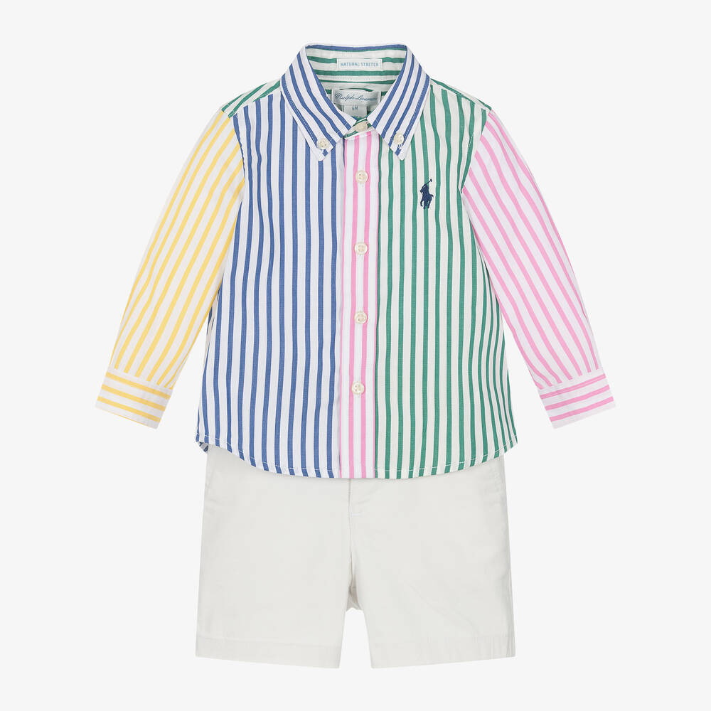 Ralph lauren baby boy sets best sale