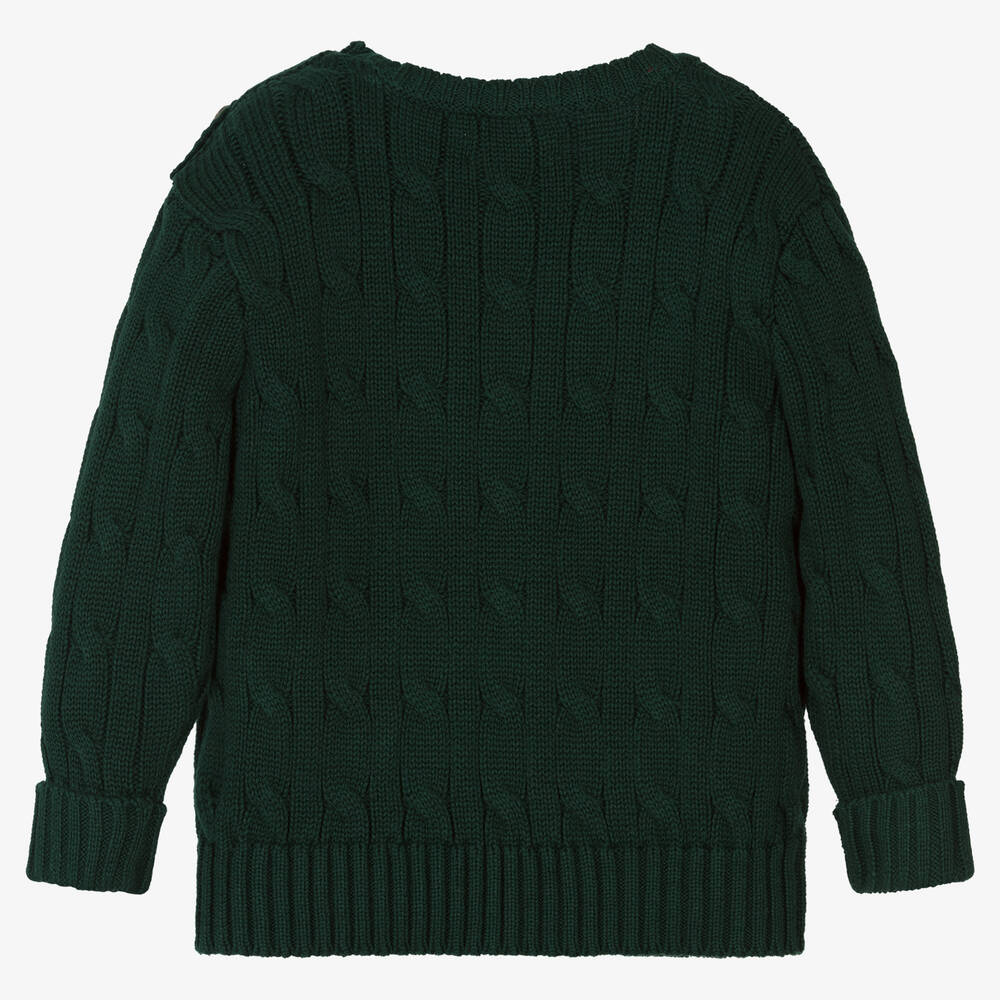 Boys hunter green sweater discount
