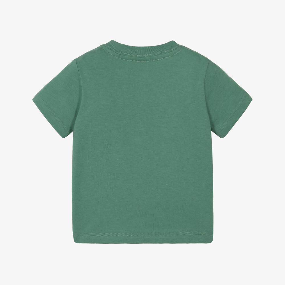 Ralph Lauren-Baby Boys Green Cotton Jersey Polo Bear T-Shirt | Childrensalon Outlet