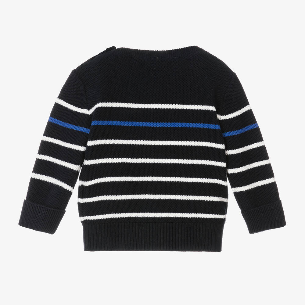Baby boy navy jumper top