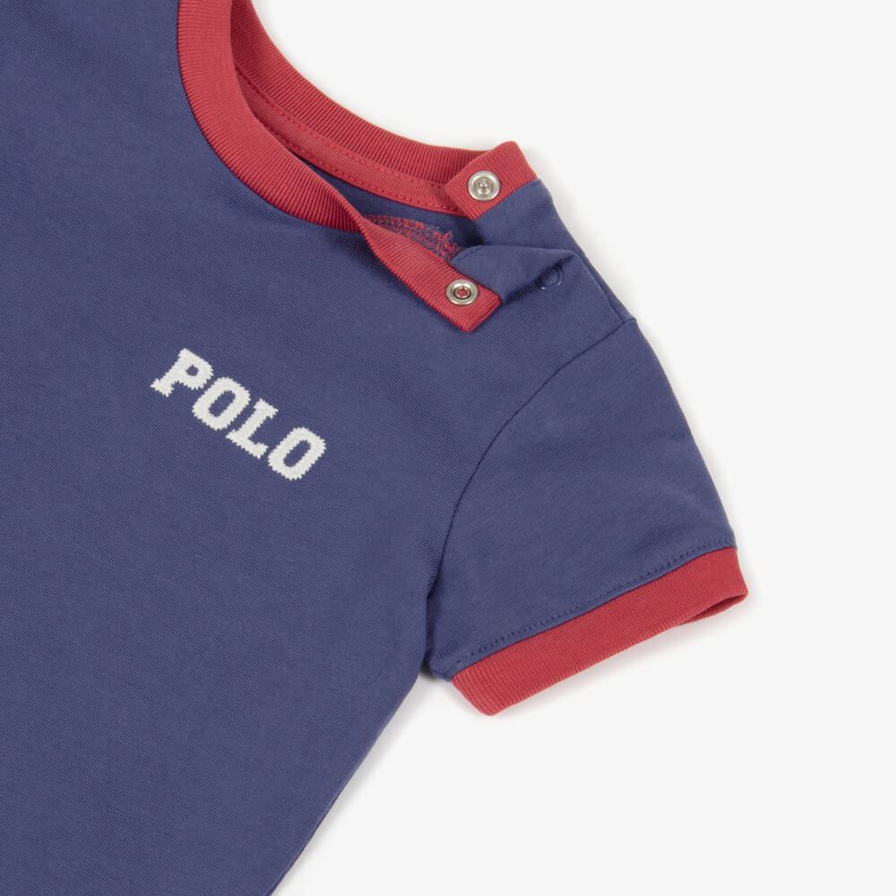 Ralph Lauren-Рубашка поло синяя для мальчиков | Childrensalon Outlet