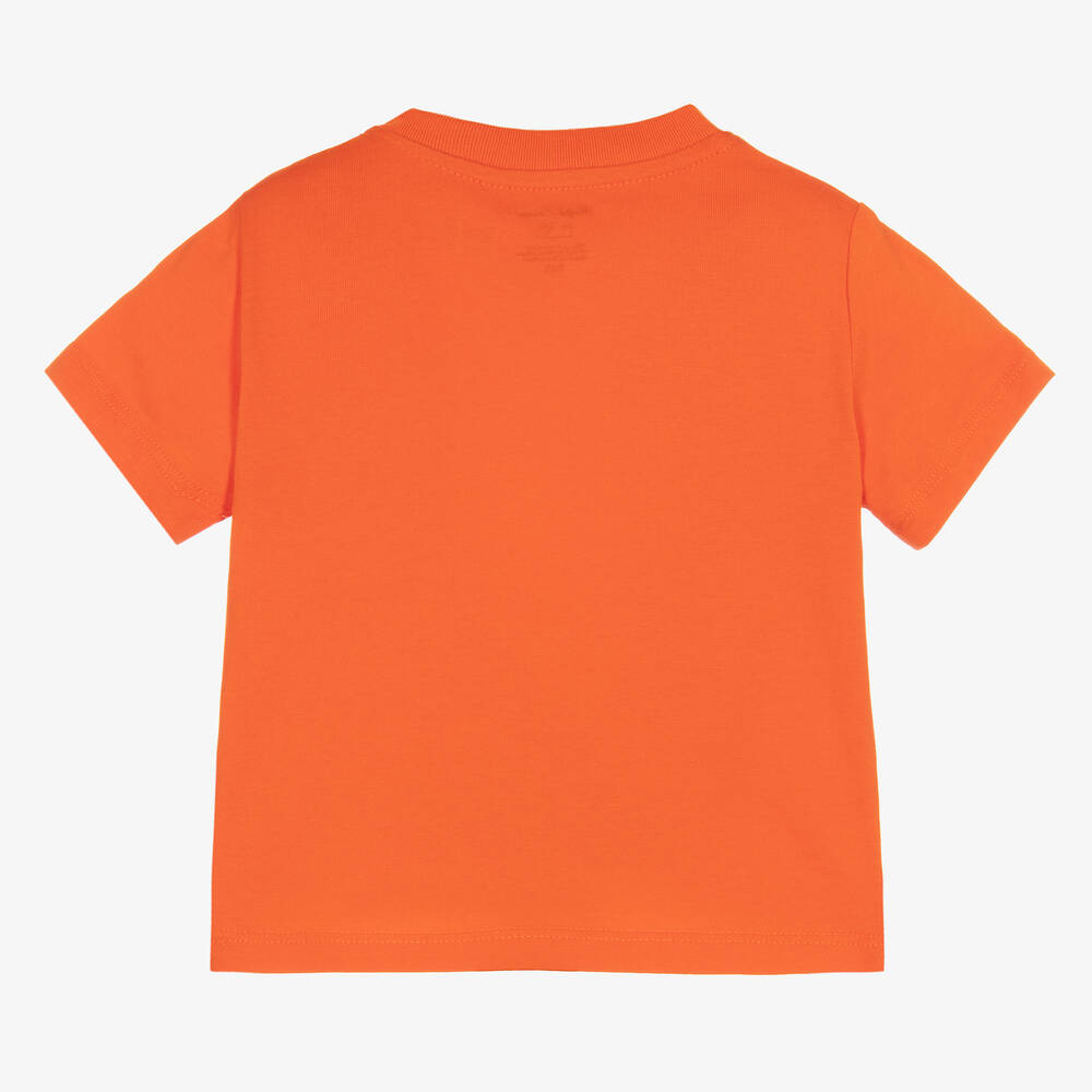 Ralph Lauren-Baby Boys Orange Cotton T-Shirt | Childrensalon Outlet