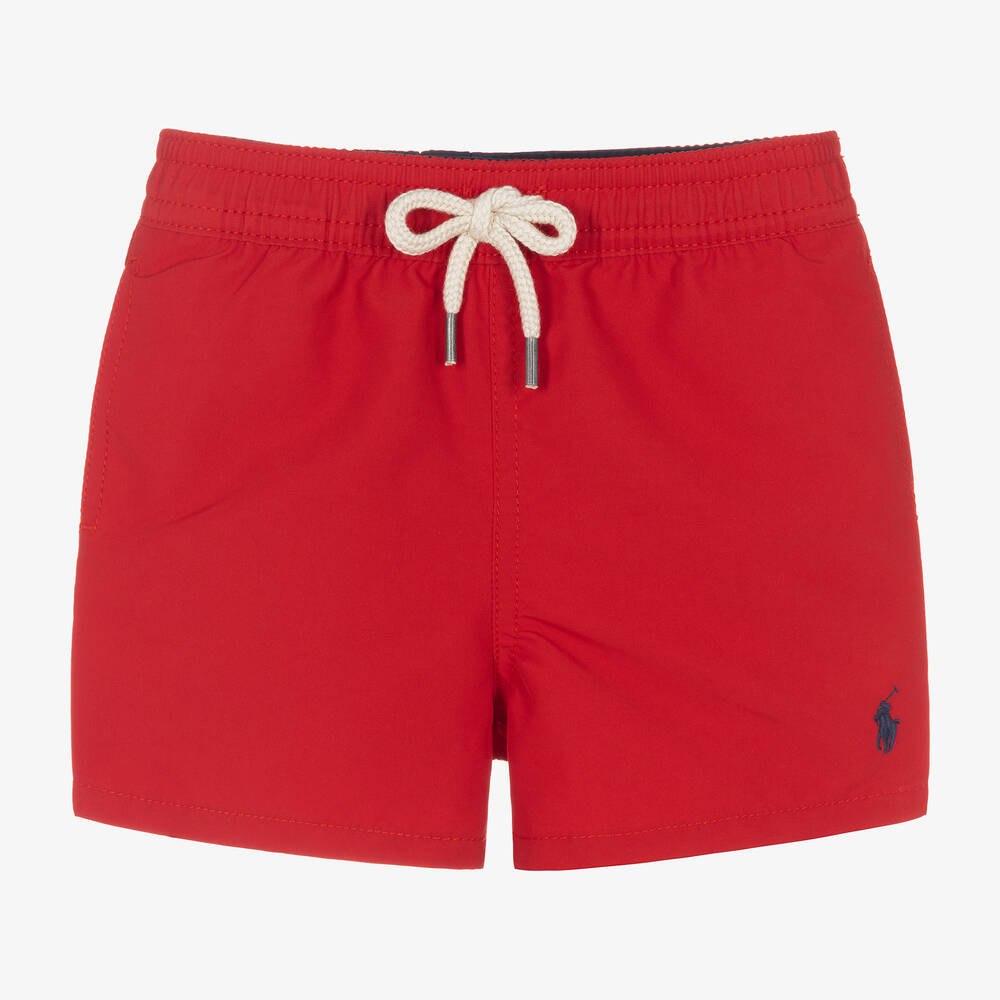 Ralph Lauren - Красные плавки-шорты для малышей | Childrensalon