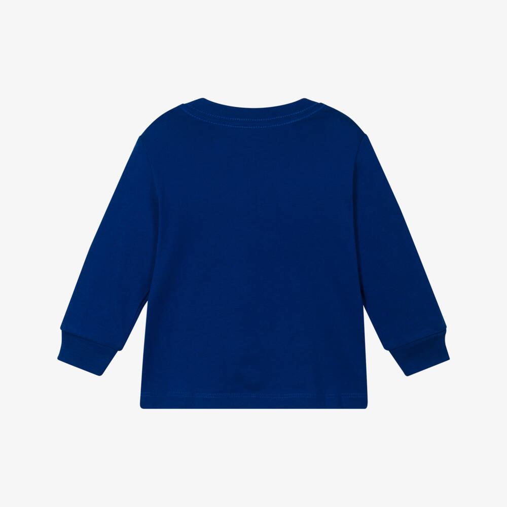 Ralph Lauren-Baby Boys Royal Blue Cotton Big Pony Top | Childrensalon Outlet