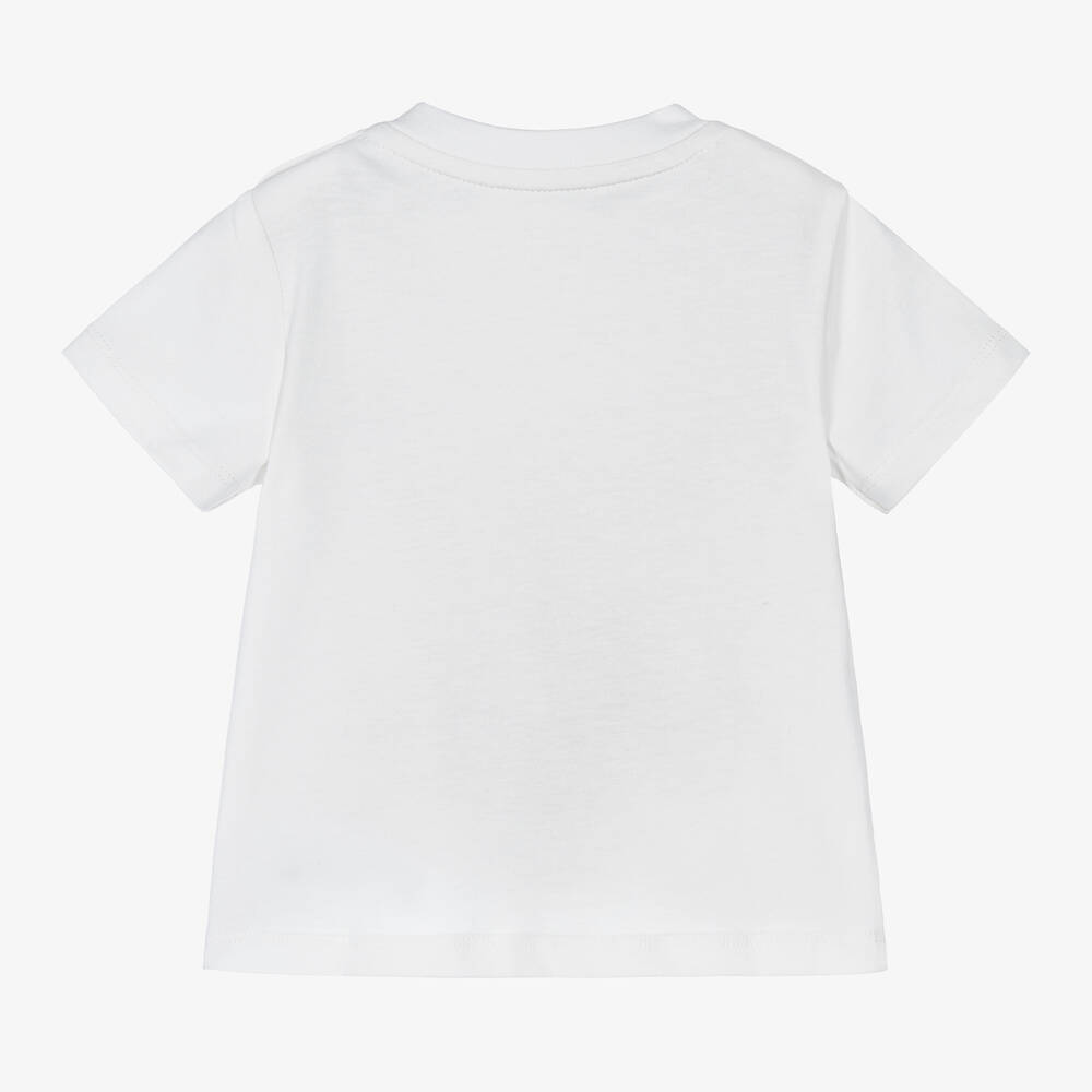 Ralph Lauren-Baby Boys White Pony Cotton T-Shirt | Childrensalon Outlet