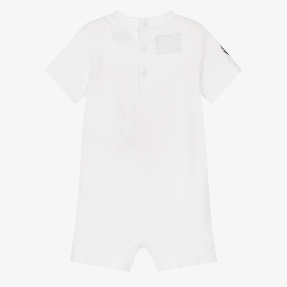 Ralph Lauren-Baby Boys White Wimbledon Collection Polo Bear Shortie | Childrensalon Outlet
