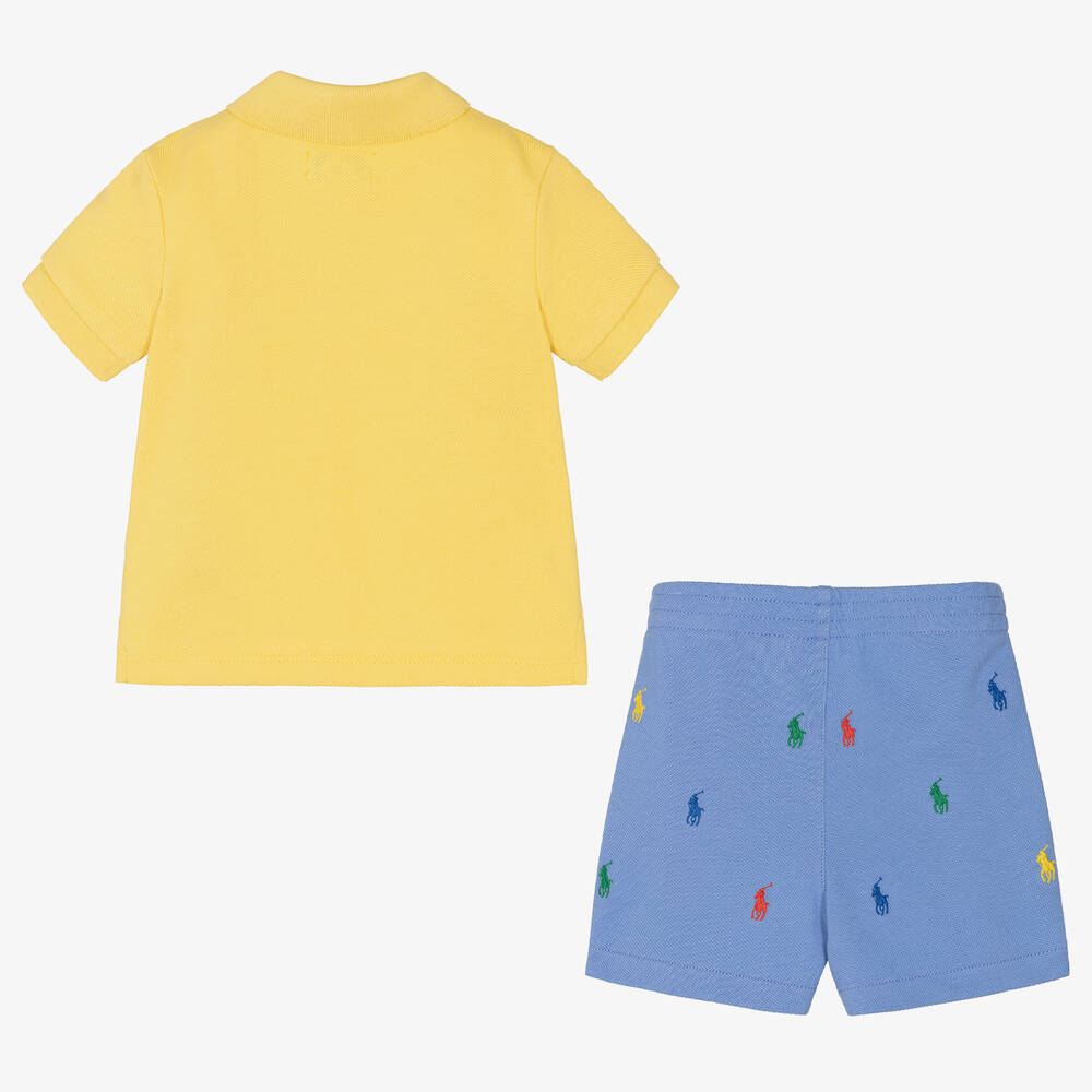 Infant polo shorts 2025