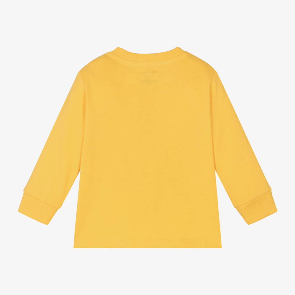 Ralph Lauren-Baby Boys Yellow Polo Bear Cotton Top | Childrensalon Outlet